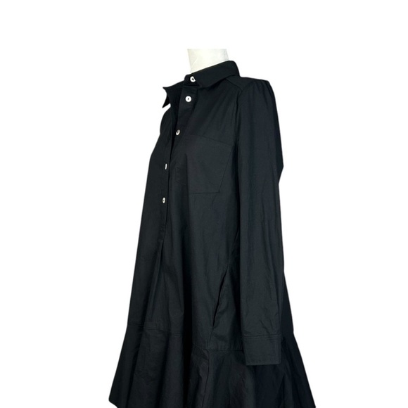 NWOT Tuckernuck Small Women's Black
Callahan Dress Ruffle Hem Swing Oversized - Picture 6 of 13